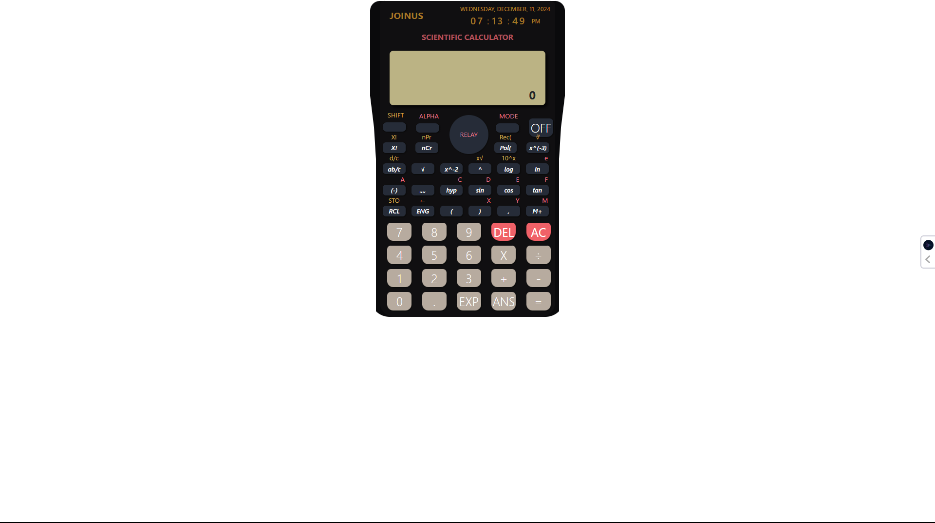 Scientific Calculator
